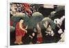 Offering Bunches of Grass, Scenes from the Life of Buddha Shakyamuni, 18th Century, Tibet-null-Framed Giclee Print