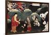 Offering Bunches of Grass, Scenes from the Life of Buddha Shakyamuni, 18th Century, Tibet-null-Framed Giclee Print