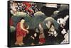 Offering Bunches of Grass, Scenes from the Life of Buddha Shakyamuni, 18th Century, Tibet-null-Framed Stretched Canvas