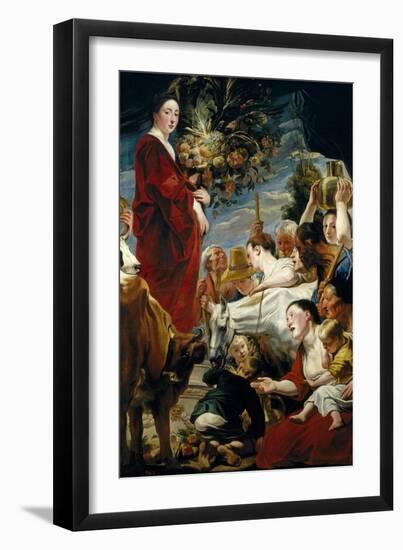 Offering to Ceres, Ca. 1619-Jacob Jordaens-Framed Giclee Print