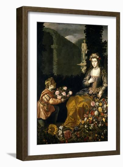 Offering to Flora, 1627-Juan Van Der Hamen-Framed Giclee Print