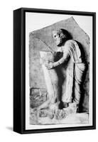 Offering To the Greek God of Medicine-Science Photo Library-Framed Stretched Canvas