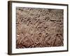 Offering Tribute, Ancient Egyptian Relief Carving-R Guillemot-Framed Photographic Print