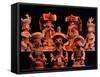 Offering Vessels, Copan, Maya, Mexico-Kenneth Garrett-Framed Stretched Canvas