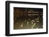 Offerings Floating Along River During Loi Krathong Festival-Stuart Black-Framed Photographic Print