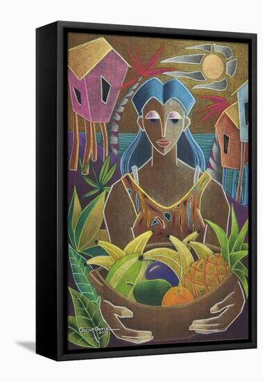 Offerings from Our Land-Oscar Ortiz-Framed Stretched Canvas