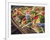 Offerings of flowers for sale, Denpasar, Bali, Indonesia, Southeast Asia, Asia-Melissa Kuhnell-Framed Photographic Print