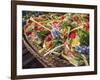 Offerings of flowers for sale, Denpasar, Bali, Indonesia, Southeast Asia, Asia-Melissa Kuhnell-Framed Photographic Print