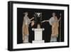 Offerings to the dead Ancient Greece-John Flaxman-Framed Premium Giclee Print