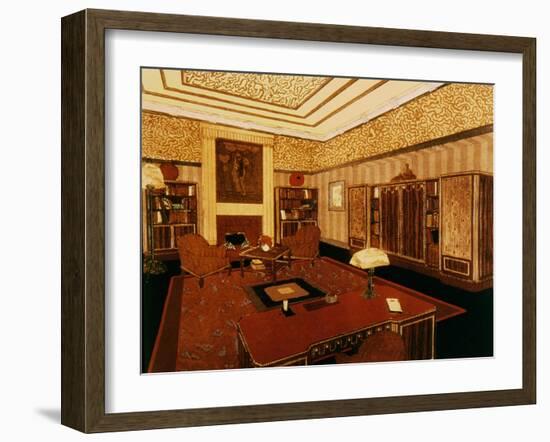 Office, 1924-Paul Follot-Framed Giclee Print