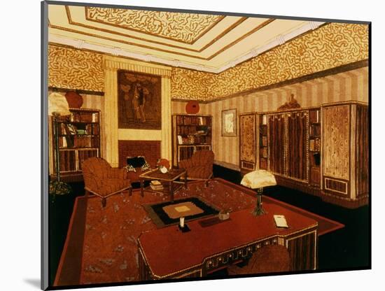 Office, 1924-Paul Follot-Mounted Giclee Print