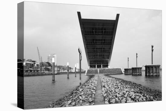 Office Building at the Waterfront, Dockland Office Building, Elbmeile, Hamburg, Germany-null-Stretched Canvas