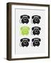 Office Glam_icon_grays-Melody Hogan-Framed Art Print