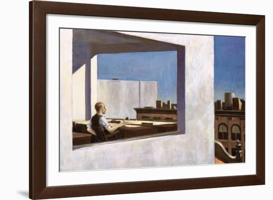 Office in a Small City, 1953-Edward Hopper-Framed Giclee Print