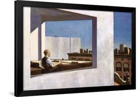 Office in a Small City, 1954-Edward Hopper-Framed Giclee Print