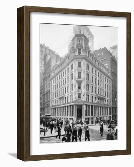 Office of J.P. Morgan and Co., New York, C.1900-06-null-Framed Photographic Print