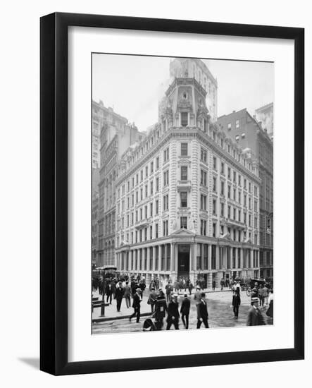 Office of J.P. Morgan and Co., New York, C.1900-06-null-Framed Photographic Print