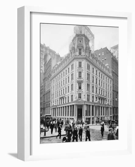 Office of J.P. Morgan and Co., New York, C.1900-06-null-Framed Photographic Print