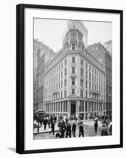 Office of J.P. Morgan and Co., New York, C.1900-06-null-Framed Photographic Print