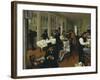 Office of the Cotton Merchants-Edgar Degas-Framed Giclee Print