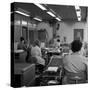 Office Scene, Park Gate Iron and Steel Co, Rotherham, South Yorkshire, 1964-Michael Walters-Stretched Canvas