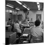 Office Scene, Park Gate Iron and Steel Co, Rotherham, South Yorkshire, 1964-Michael Walters-Mounted Photographic Print