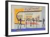 Office Supply Store Front-null-Framed Art Print