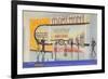 Office Supply Store Front-null-Framed Art Print