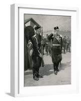 Officer and Sentinel-Frederic De Haenen-Framed Giclee Print