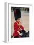 Officer at the The Queen's Annual Birthday Parade Trooping the Colour-null-Framed Art Print