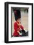 Officer at the The Queen's Annual Birthday Parade Trooping the Colour-null-Framed Art Print