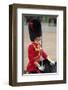 Officer at the The Queen's Annual Birthday Parade Trooping the Colour-null-Framed Art Print