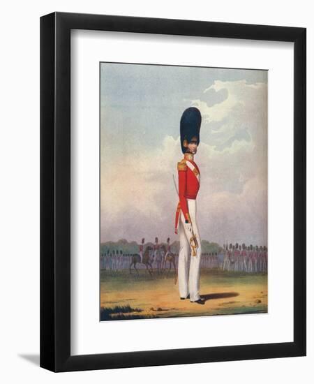 Officer, Grenadier Guards, 19th Century (1909)-Ralph Nevill-Framed Giclee Print