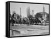 Officer Inspecting a Mounted Detatchment of the French Foreign Legion, Syria, 20th Century-null-Framed Stretched Canvas