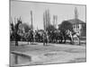 Officer Inspecting a Mounted Detatchment of the French Foreign Legion, Syria, 20th Century-null-Mounted Photographic Print