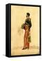Officer of the 13th Light Dragoons in Levée Dress, C.1830-Richard Dighton-Framed Stretched Canvas