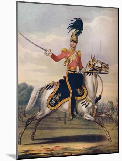 Officer of the 17th Lancers, C1833. (1914)-null-Mounted Giclee Print