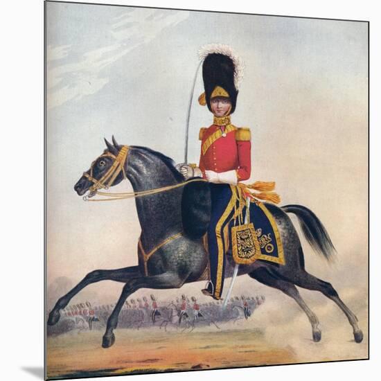 Officer of the 2nd (R. N. Brit.) Dragoons, C1833. (1914)-null-Mounted Giclee Print