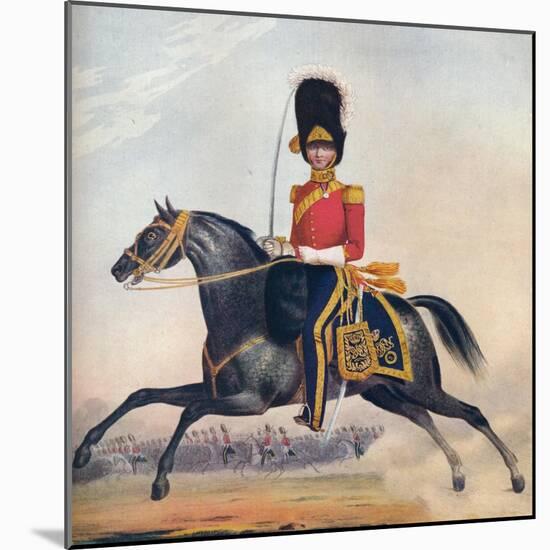 Officer of the 2nd (R. N. Brit.) Dragoons, C1833. (1914)-null-Mounted Giclee Print