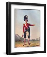 Officer of the 92nd Highland Regiment of Foot, C1833. (1914)-null-Framed Giclee Print