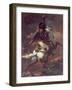 Officer of the Chasseurs Charging on Horseback-Théodore Géricault-Framed Giclee Print