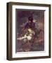 Officer of the Chasseurs Charging on Horseback-Théodore Géricault-Framed Giclee Print