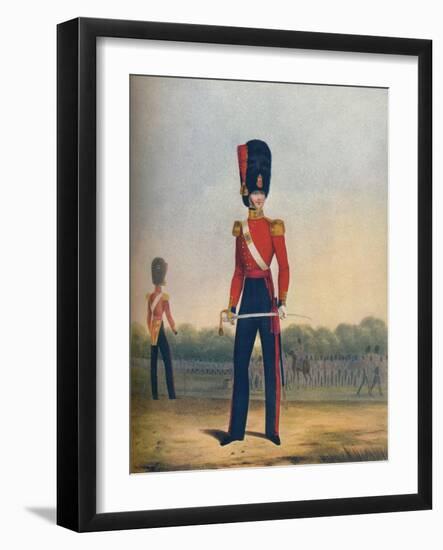 Officer of the Coldstream Guards (Winter Dress), 19th Century (1909)-Ralph Nevill-Framed Giclee Print