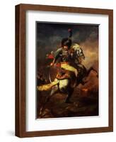 Officer of the Hussars, 1814-Théodore Géricault-Framed Giclee Print