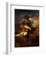 Officer of the Hussars, 1814-Théodore Géricault-Framed Giclee Print