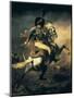 Officer of the Hussars-Théodore Géricault-Mounted Art Print