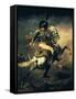Officer of the Hussars-Théodore Géricault-Framed Stretched Canvas