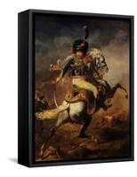 Officer of the Imperial Guard-Théodore Géricault-Framed Stretched Canvas