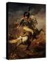 Officer of the Imperial Guard-Théodore Géricault-Stretched Canvas