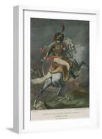 Officer of the Mounted Chasseurs Charging-Théodore Géricault-Framed Giclee Print